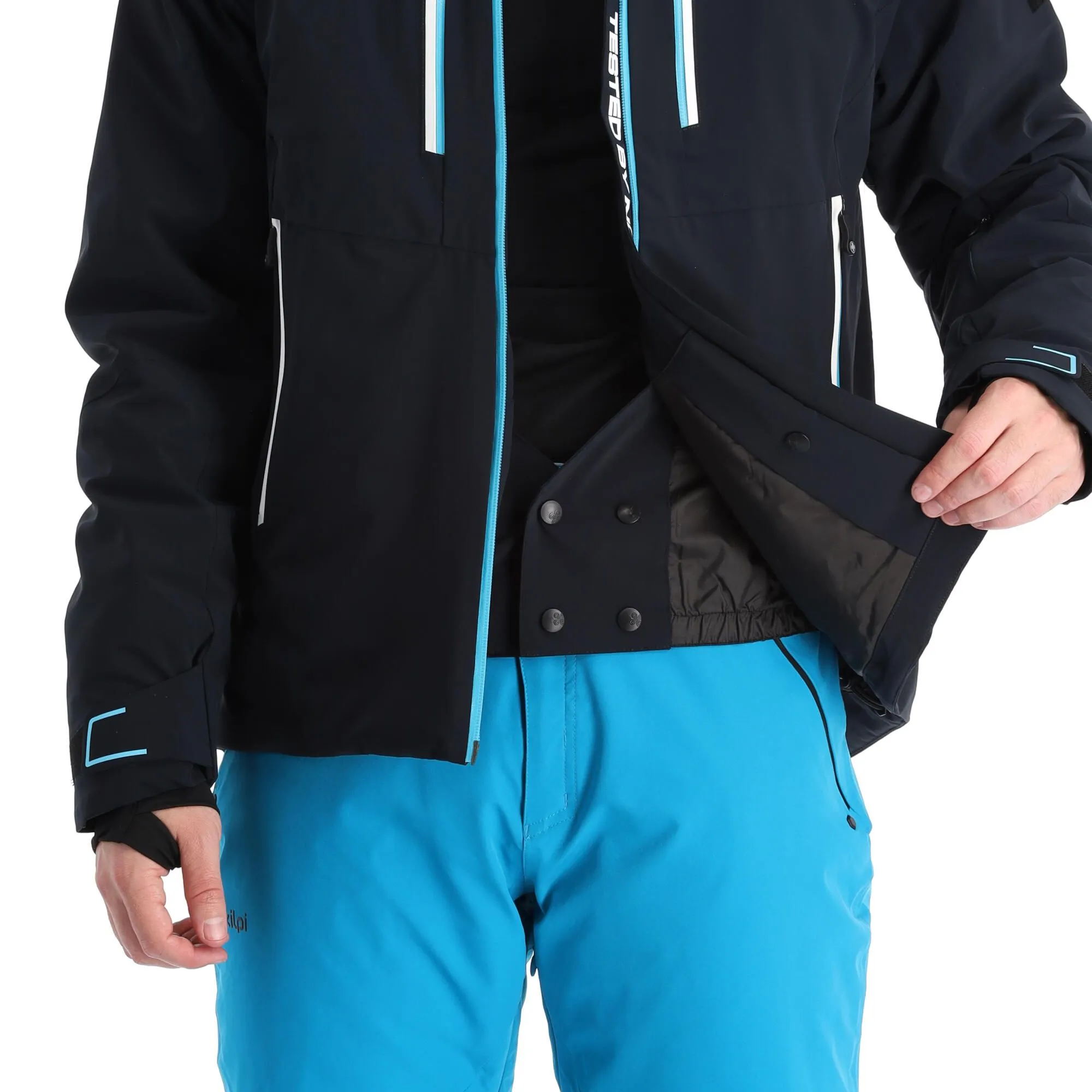 Kilpi, Team Jacket-M Ski-jas Heren Zwart 8 Kilpi, Team Jacket-M Ski-jas Heren Zwart - Afbeelding 8