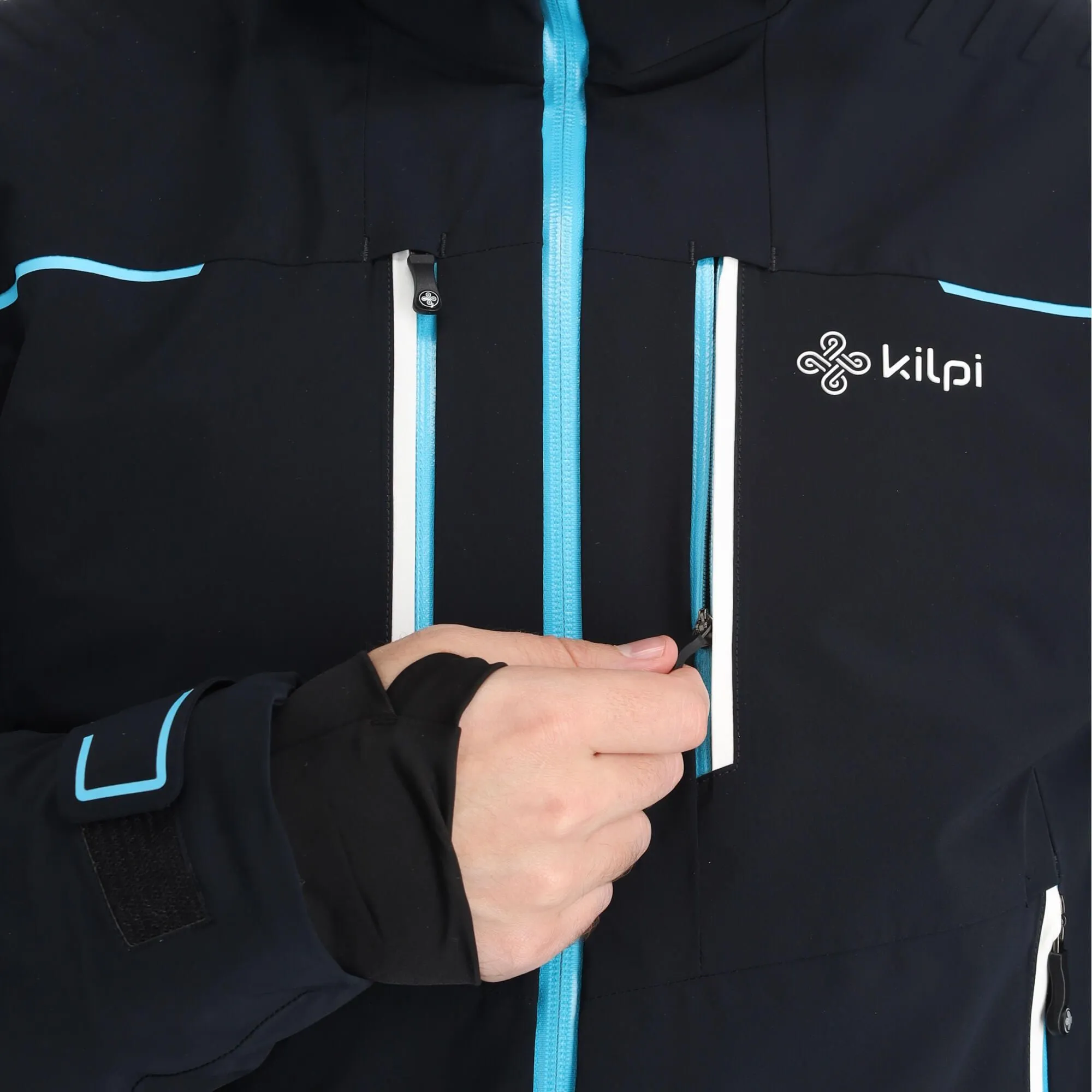 Kilpi, Team Jacket-M Ski-jas Heren Zwart 12 Kilpi, Team Jacket-M Ski-jas Heren Zwart - Afbeelding 12