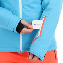 Maier Sports, Coral Flash Ski-jas Dames Cyan Blauw -Cmp Ski-uitrusting Winkel maier sports coral flash ski jas dames cyan blauw AA20mai020a BI 06
