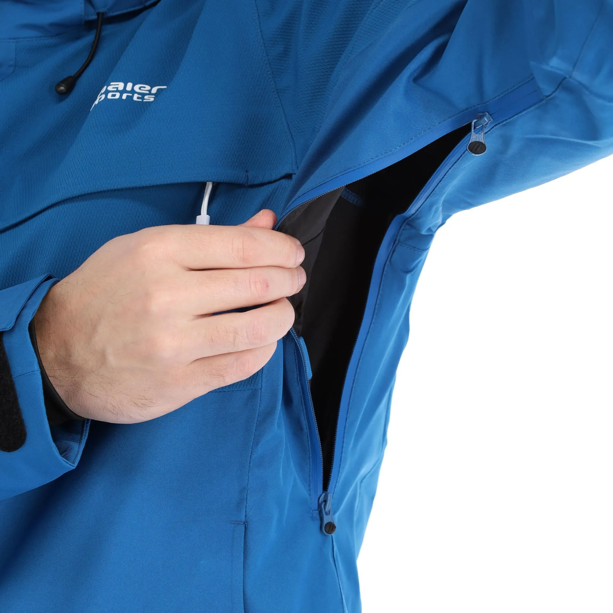 Maier Sports, Timo Ski-jas Heren Mary Poppins Blauw 8 Maier Sports, Timo Ski-jas Heren Mary Poppins Blauw - Afbeelding 8