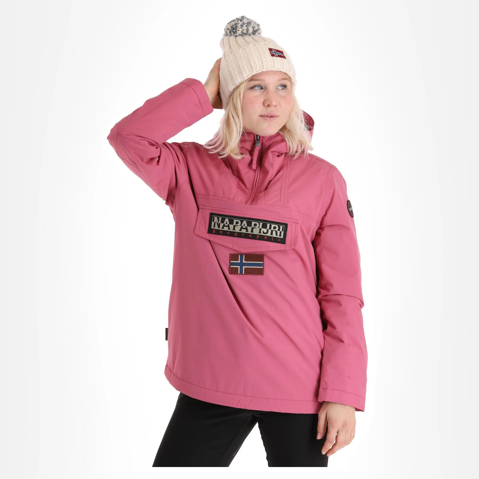 Napapijri, Rainforest W Winter 5 (2022/2023) Winter Anorak Dames Rosewood Roze 3 Napapijri, Rainforest W Winter 5 (2022/2023) Winter Anorak Dames Rosewood Roze - Afbeelding 3