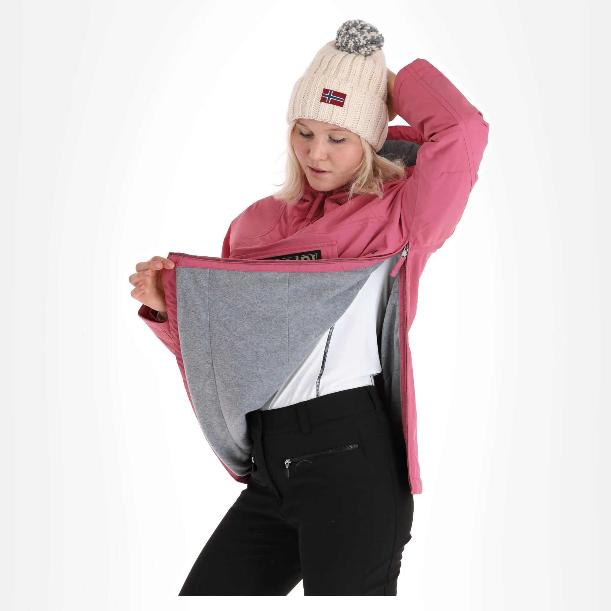 Napapijri, Rainforest W Winter 5 (2022/2023) Winter Anorak Dames Rosewood Roze 5 Napapijri, Rainforest W Winter 5 (2022/2023) Winter Anorak Dames Rosewood Roze - Afbeelding 5