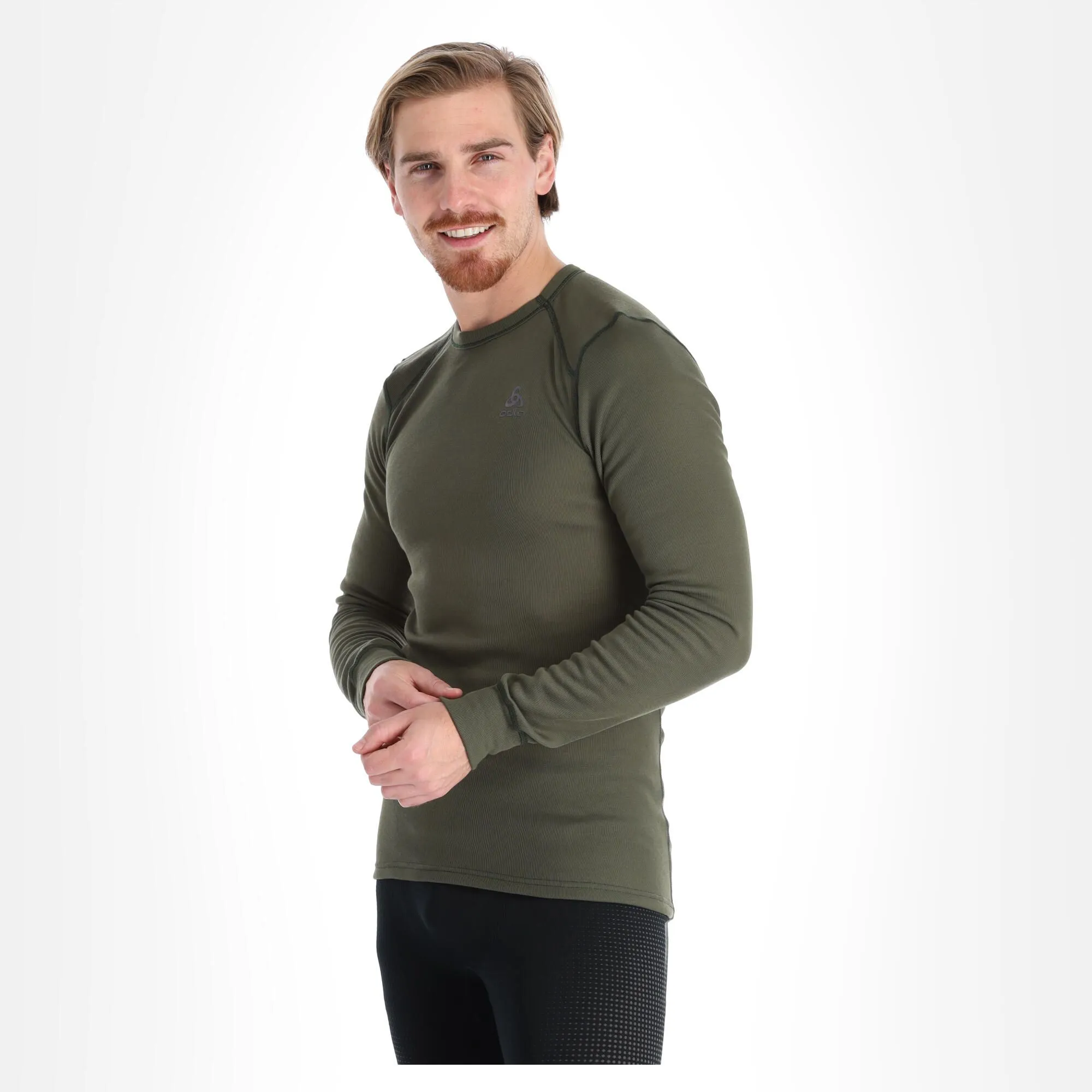 Odlo, Active Warm 2 Pack Thermoshirt Heren Climbing Ivy Groen, Zwart 8 Odlo, Active Warm 2 Pack Thermoshirt Heren Climbing Ivy Groen, Zwart - Afbeelding 8