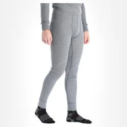 Odlo, Active Warm Eco Thermobroek Heren Steel Grijs -Cmp Ski-uitrusting Winkel odlo active warm eco fb thermobroek heren steel melange grijs FB11odl103a BI 04