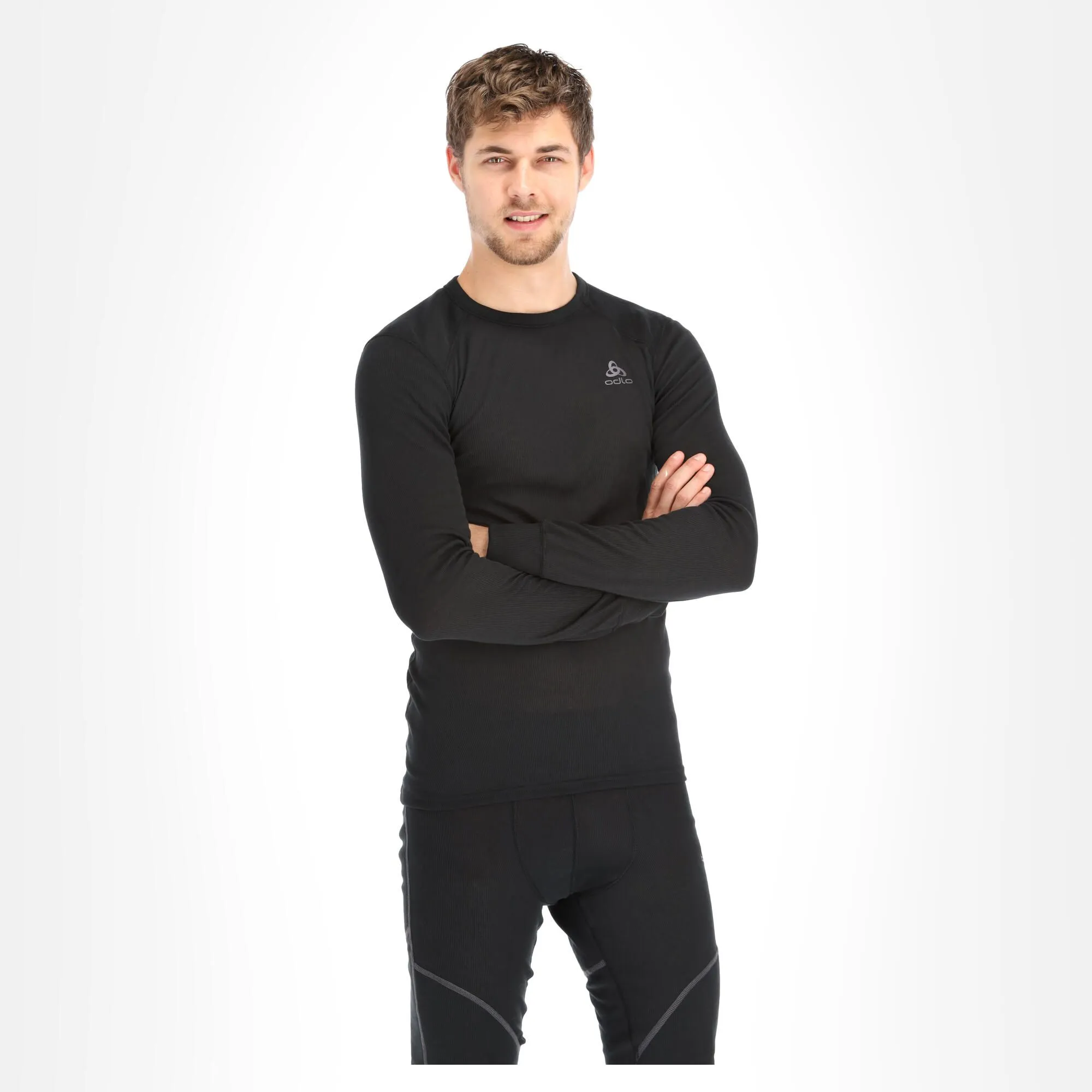 Odlo, Active Warm Eco Thermoshirt Heren Zwart 4 Odlo, Active Warm Eco Thermoshirt Heren Zwart - Afbeelding 4