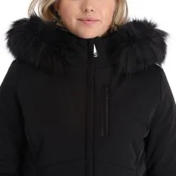 Poivre Blanc, Stretch Ski Jacket Ski-jas Dames Zwart -Cmp Ski-uitrusting Winkel poivre blanc stretch ski jacket aa jas gevoerd dames zwart 22poivr104v3 BI 07