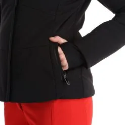 Poivre Blanc, Stretch Ski Jacket Ski-jas Dames Zwart -Cmp Ski-uitrusting Winkel poivre blanc stretch ski jacket aa jas gevoerd dames zwart 22poivr104v3 BI 12