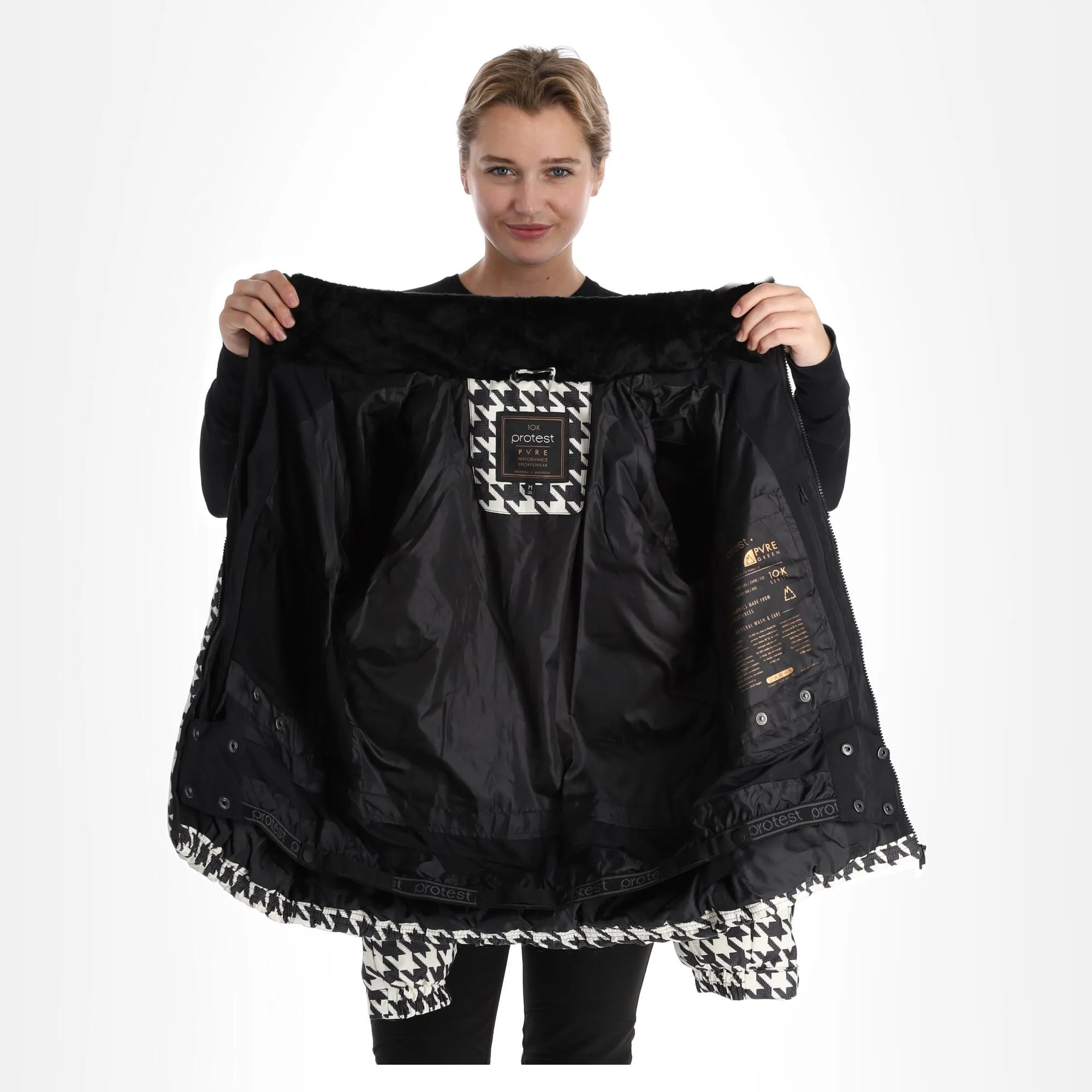 Protest, Prtbreey Ski-jas Dames True Zwart 5 Protest, Prtbreey Ski-jas Dames True Zwart - Afbeelding 5
