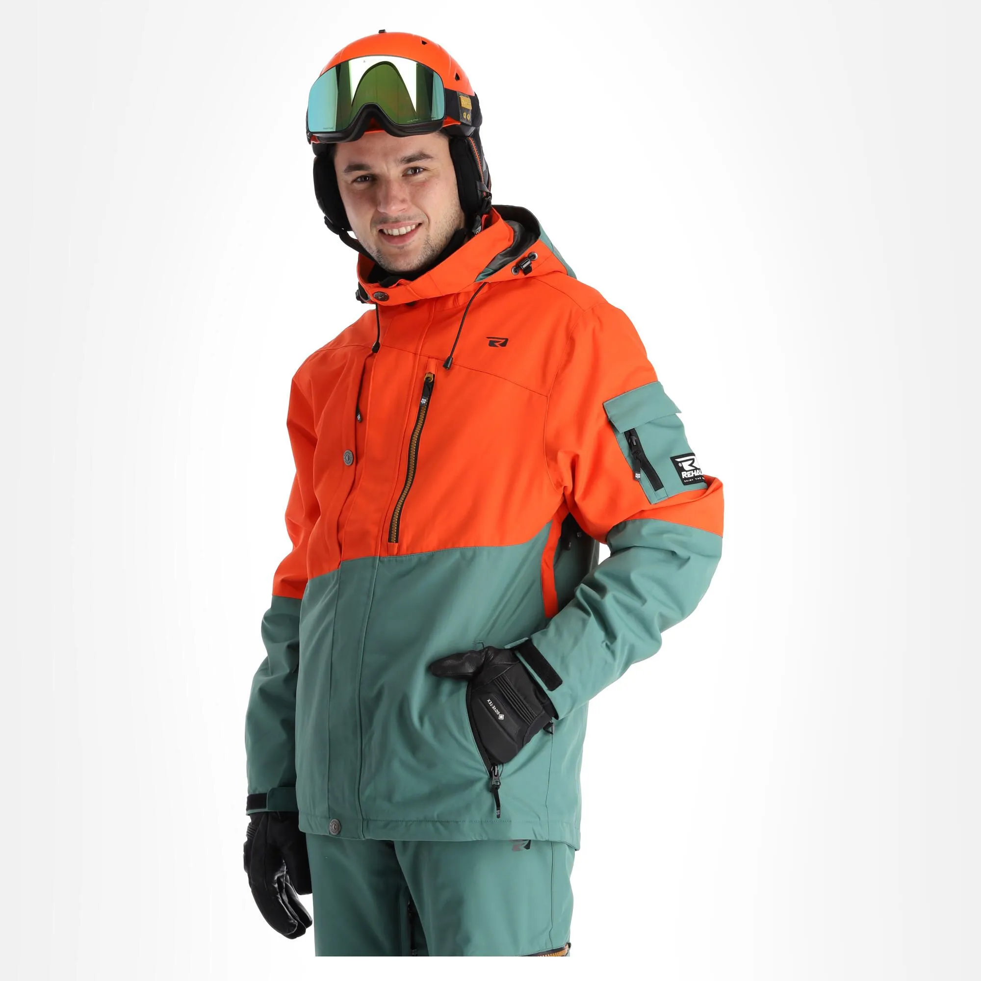 Rehall, Anchor-R Ski-jas Heren Cherry Tomato Rood 3 Rehall, Anchor-R Ski-jas Heren Cherry Tomato Rood - Afbeelding 3