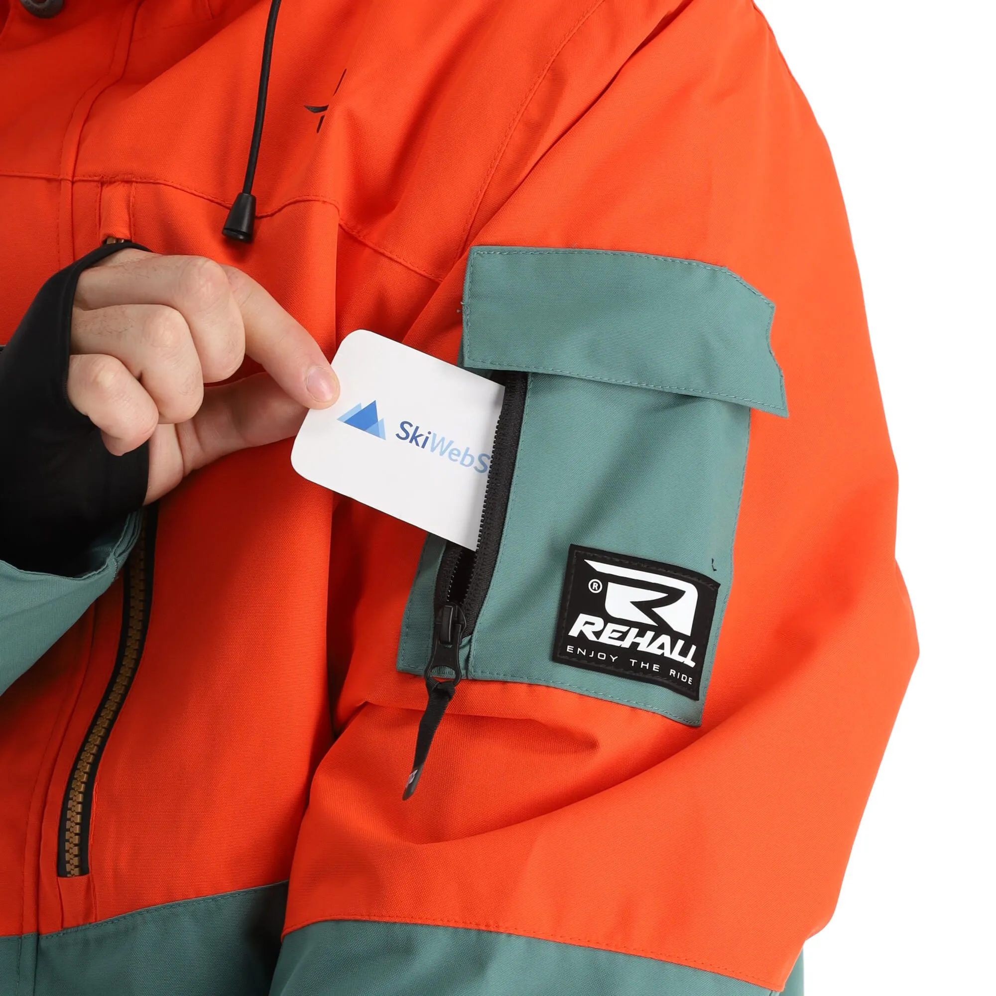 Rehall, Anchor-R Ski-jas Heren Cherry Tomato Rood 7 Rehall, Anchor-R Ski-jas Heren Cherry Tomato Rood - Afbeelding 7