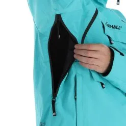 Rehall, Becks-R Winter Anorak Heren Aqua Blauw -Cmp Ski-uitrusting Winkel rehall becks r af anorak heren aqua blauw 22rehal108v4 BI 12