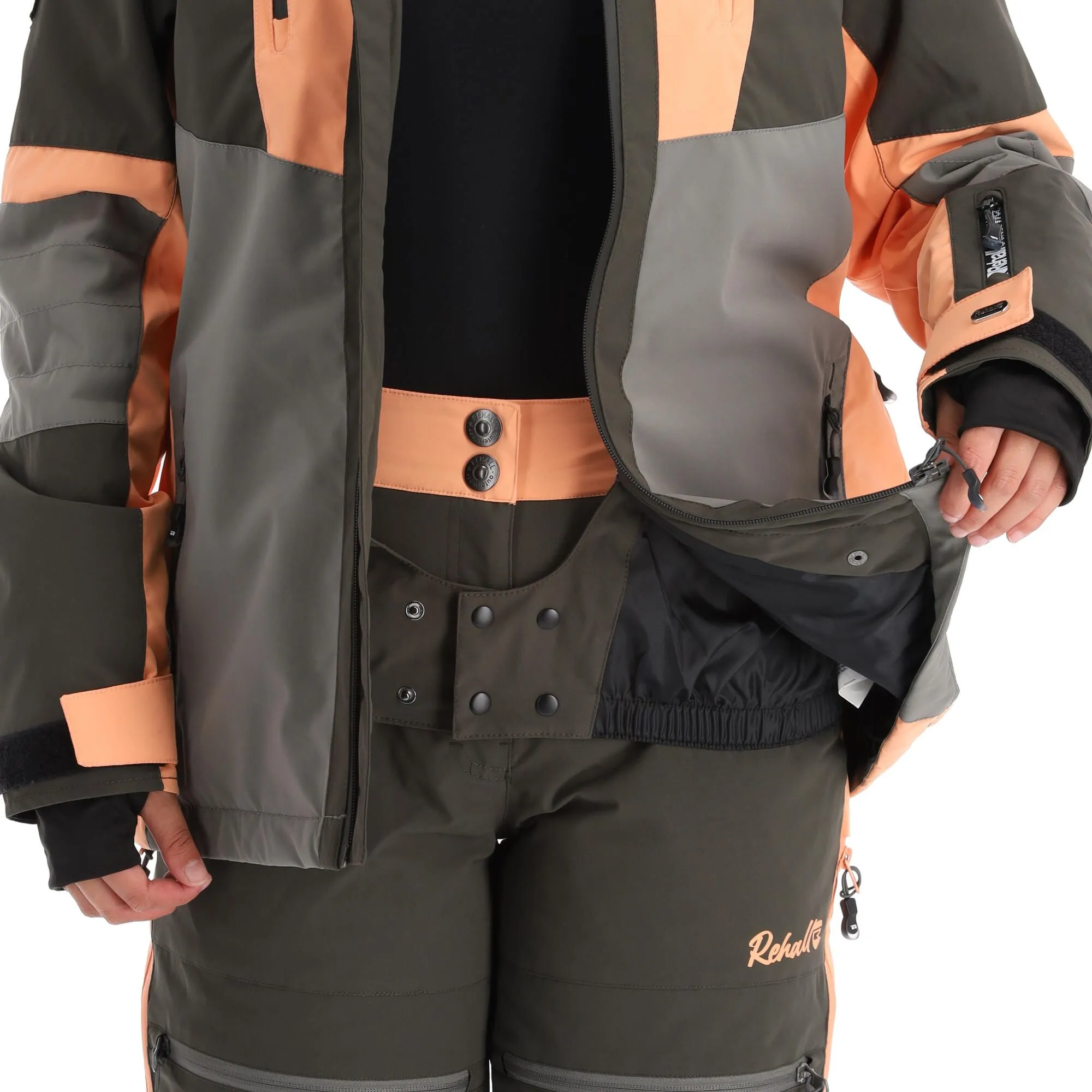 Rehall, Evy-R Ski-jas Dames Gunmetal Grijs 6 Rehall, Evy-R Ski-jas Dames Gunmetal Grijs - Afbeelding 6