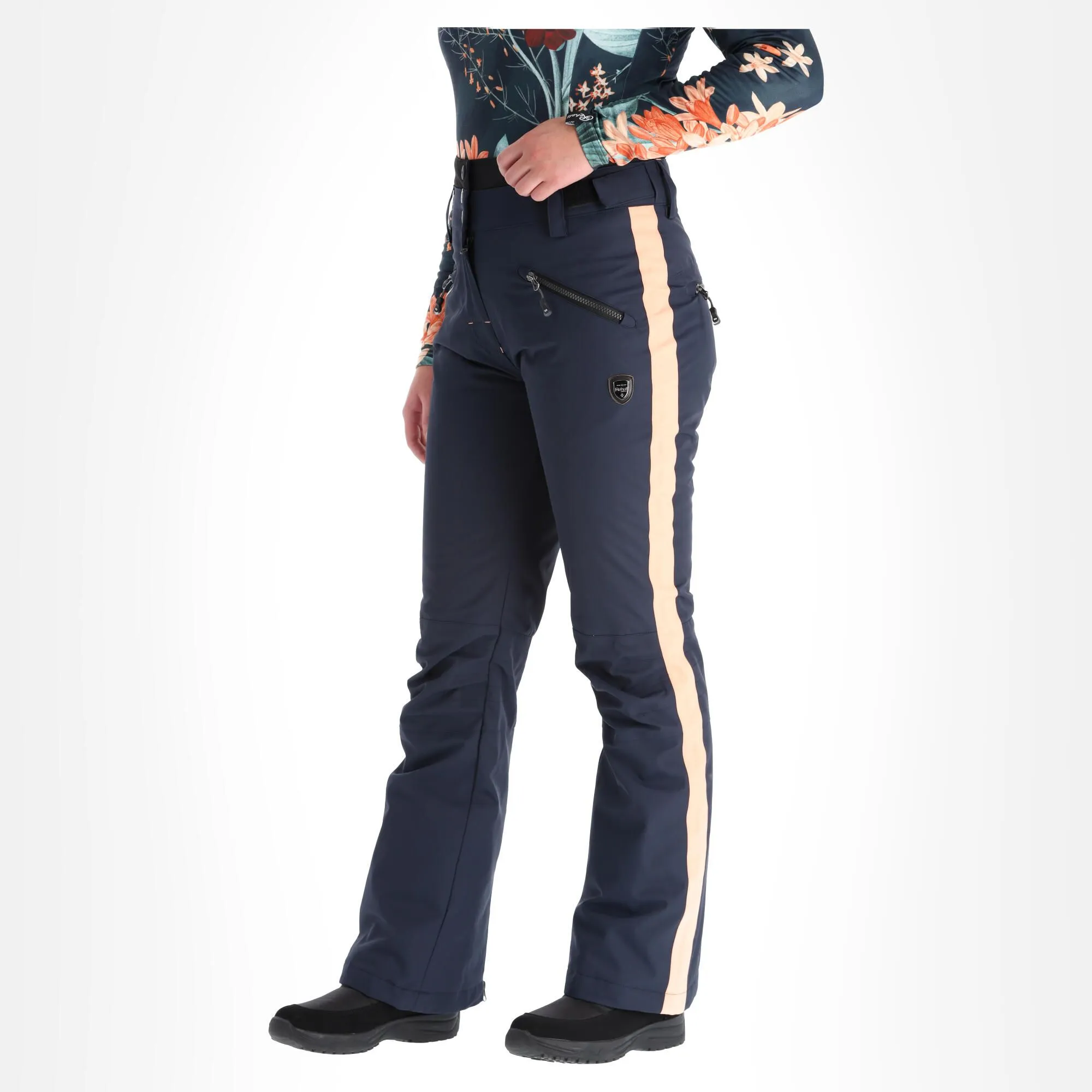 Rehall, Leila-R Skibroek Dames Navy Blauw 1 Rehall, Leila-R Skibroek Dames Navy Blauw