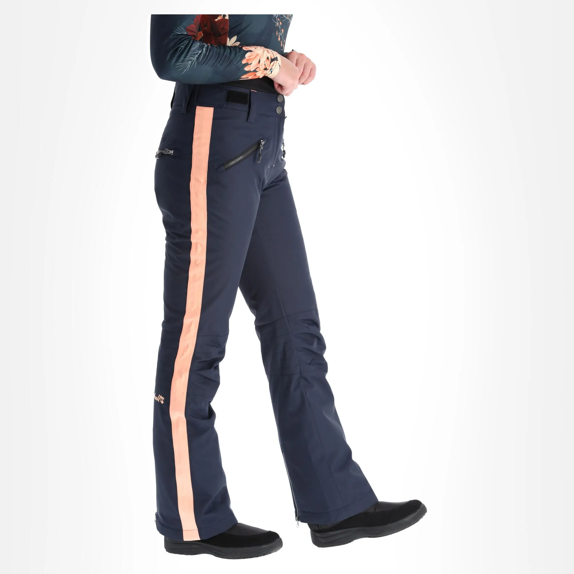 Rehall, Leila-R Skibroek Dames Navy Blauw 3 Rehall, Leila-R Skibroek Dames Navy Blauw - Afbeelding 3