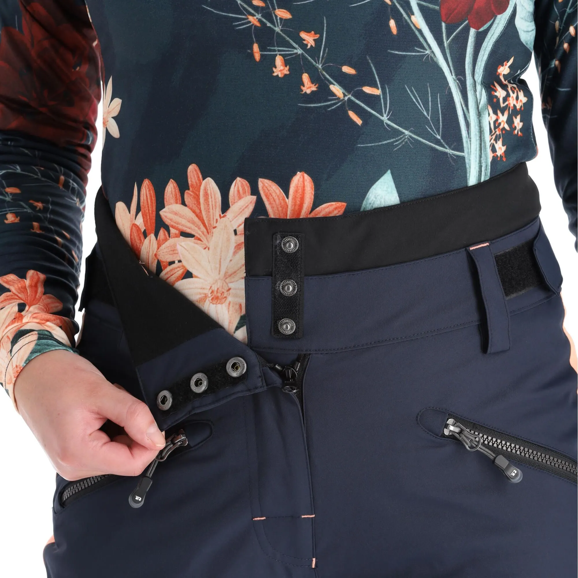 Rehall, Leila-R Skibroek Dames Navy Blauw 4 Rehall, Leila-R Skibroek Dames Navy Blauw - Afbeelding 4