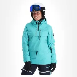 Rehall, Ziva-R Winter Anorak Dames Aqua Blauw -Cmp Ski-uitrusting Winkel rehall ziva r af anorak dames aqua blauw 22rehal144v1 BI 04