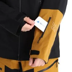 Rock Experience, Ice Thriller Hardshell Ski-jas Heren Caviar Golden Bruin -Cmp Ski-uitrusting Winkel rock experience ice thriller ab hardshell jas heren caviar golden 22rocke102v1 BI 07