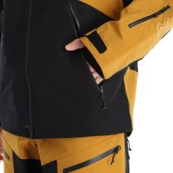 Rock Experience, Ice Thriller Hardshell Ski-jas Heren Caviar Golden Bruin -Cmp Ski-uitrusting Winkel rock experience ice thriller ab hardshell jas heren caviar golden 22rocke102v1 BI 13