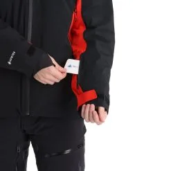 Spyder, Monterosa Gtx Ski-jas Heren Volcano Rood, Zwart -Cmp Ski-uitrusting Winkel spyder monterosa gtx aa jas gevoerd heren charcoal grijs zwart 22spyde116v1 BI 08