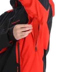 Spyder, Monterosa Gtx Ski-jas Heren Volcano Rood, Zwart -Cmp Ski-uitrusting Winkel spyder monterosa gtx aa jas gevoerd heren charcoal grijs zwart 22spyde116v1 BI 10