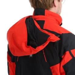 Spyder, Monterosa Gtx Ski-jas Heren Volcano Rood, Zwart -Cmp Ski-uitrusting Winkel spyder monterosa gtx aa jas gevoerd heren charcoal grijs zwart 22spyde116v1 BI 11