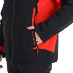 Spyder, Monterosa Gtx Ski-jas Heren Volcano Rood, Zwart -Cmp Ski-uitrusting Winkel spyder monterosa gtx aa jas gevoerd heren charcoal grijs zwart 22spyde116v1 BI 13