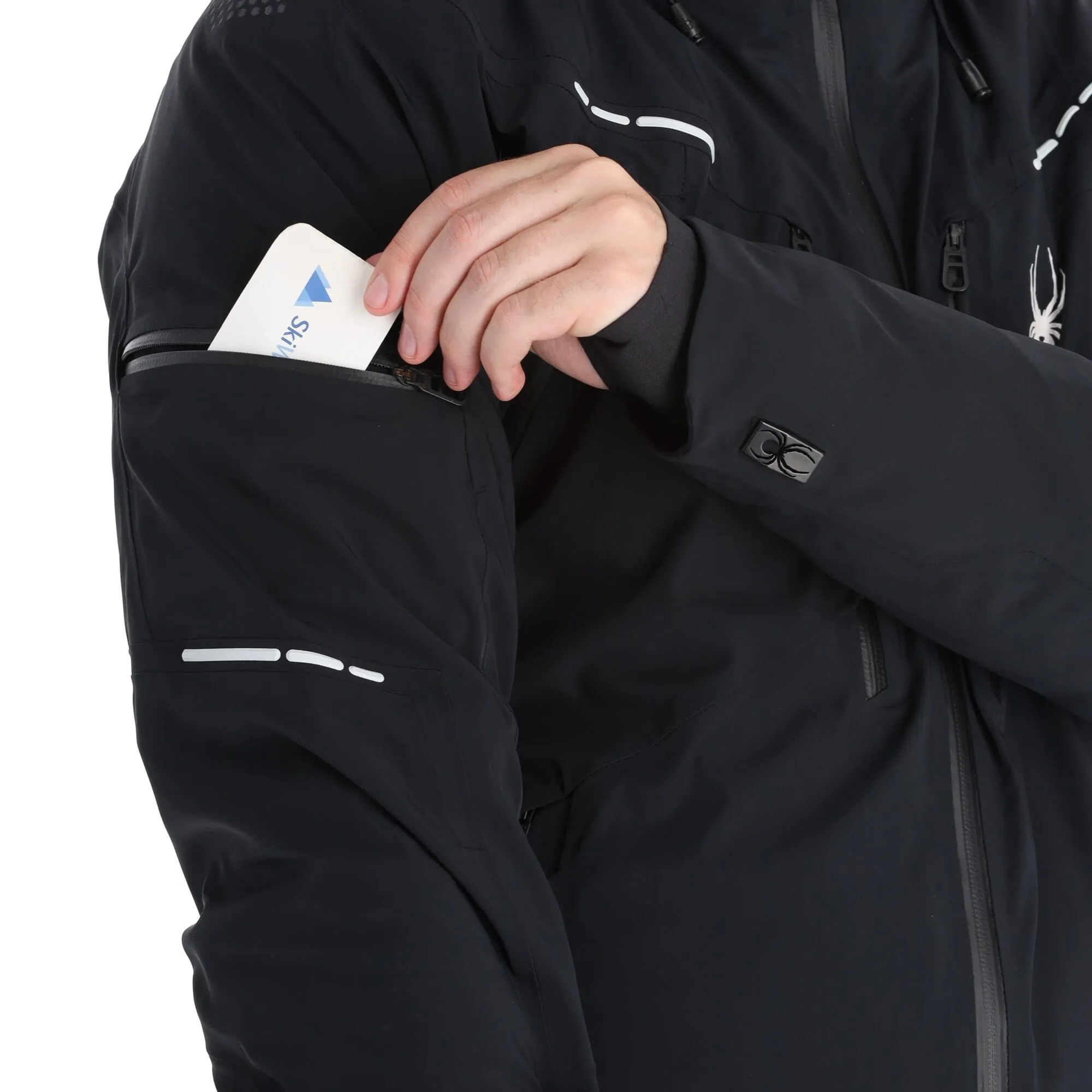 Spyder, Pinnacle Gtx Ski-jas Heren Zwart 10 Spyder, Pinnacle Gtx Ski-jas Heren Zwart - Afbeelding 10