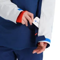 Spyder, Signal Winter Anorak Heren Glacier Blauw, Wit -Cmp Ski-uitrusting Winkel spyder signal af anorak heren glacier blauw wit 22spyde118v1 BI 07