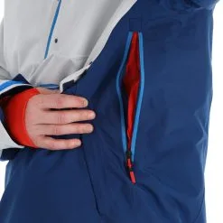 Spyder, Signal Winter Anorak Heren Glacier Blauw, Wit -Cmp Ski-uitrusting Winkel spyder signal af anorak heren glacier blauw wit 22spyde118v1 BI 09