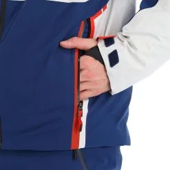 Spyder, Titan Ski-jas Heren Glacier Blauw, Wit -Cmp Ski-uitrusting Winkel spyder titan aa jas gevoerd heren glacier blauw wit 22spyde134v2 BI 14