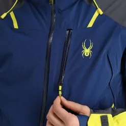 Spyder, Vanqysh Gtx Ski-jas Heren Abyss Blauw -Cmp Ski-uitrusting Winkel spyder vanqysh gtx aa jas gevoerd heren abyss blauw 22spyde130v3 BI 13