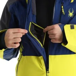 Spyder, Vanqysh Gtx Ski-jas Heren Abyss Blauw -Cmp Ski-uitrusting Winkel spyder vanqysh gtx aa jas gevoerd heren abyss blauw 22spyde130v3 BI 16