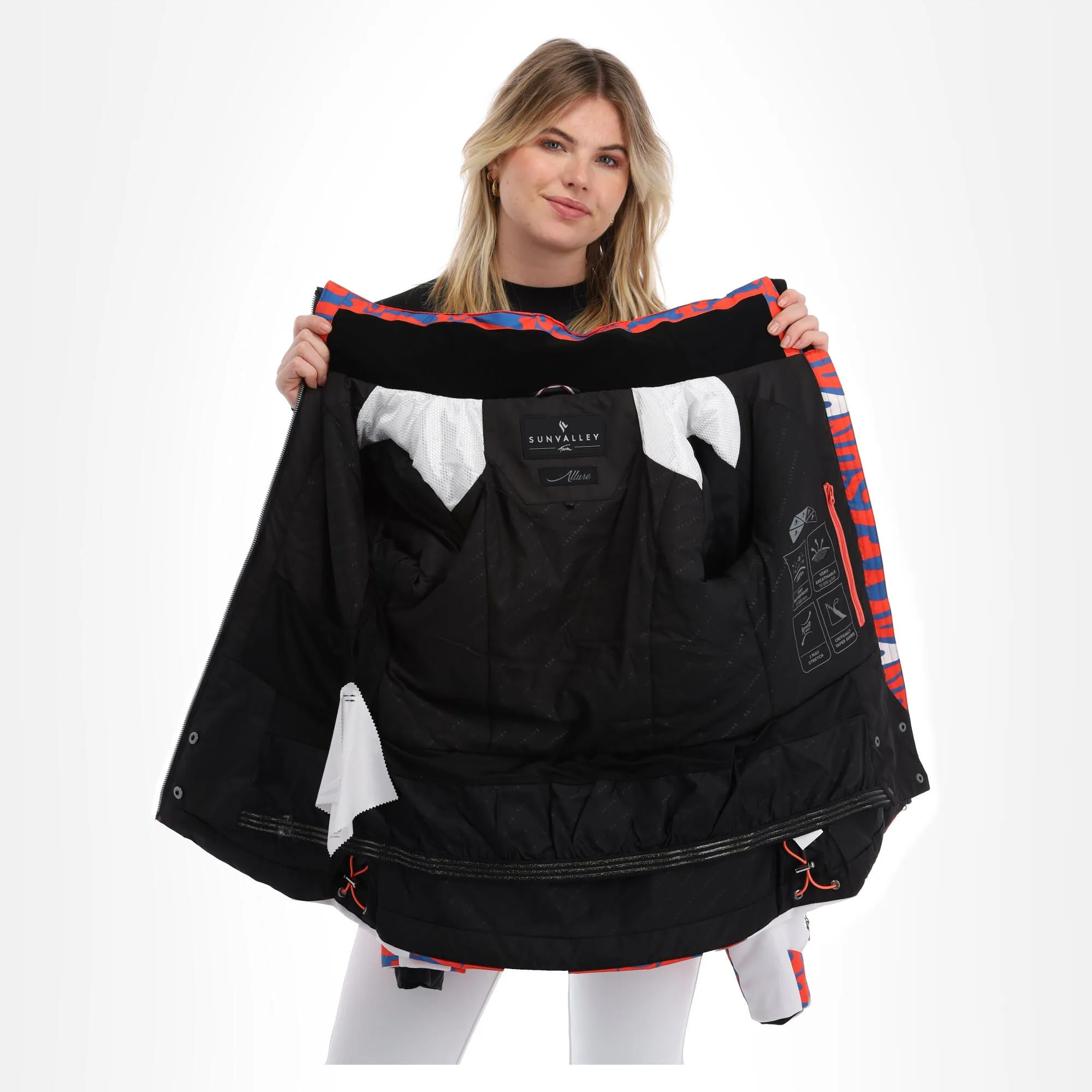 Sun Valley, Kurrow Ski-jas Dames Cyan Blauw 5 Sun Valley, Kurrow Ski-jas Dames Cyan Blauw - Afbeelding 5