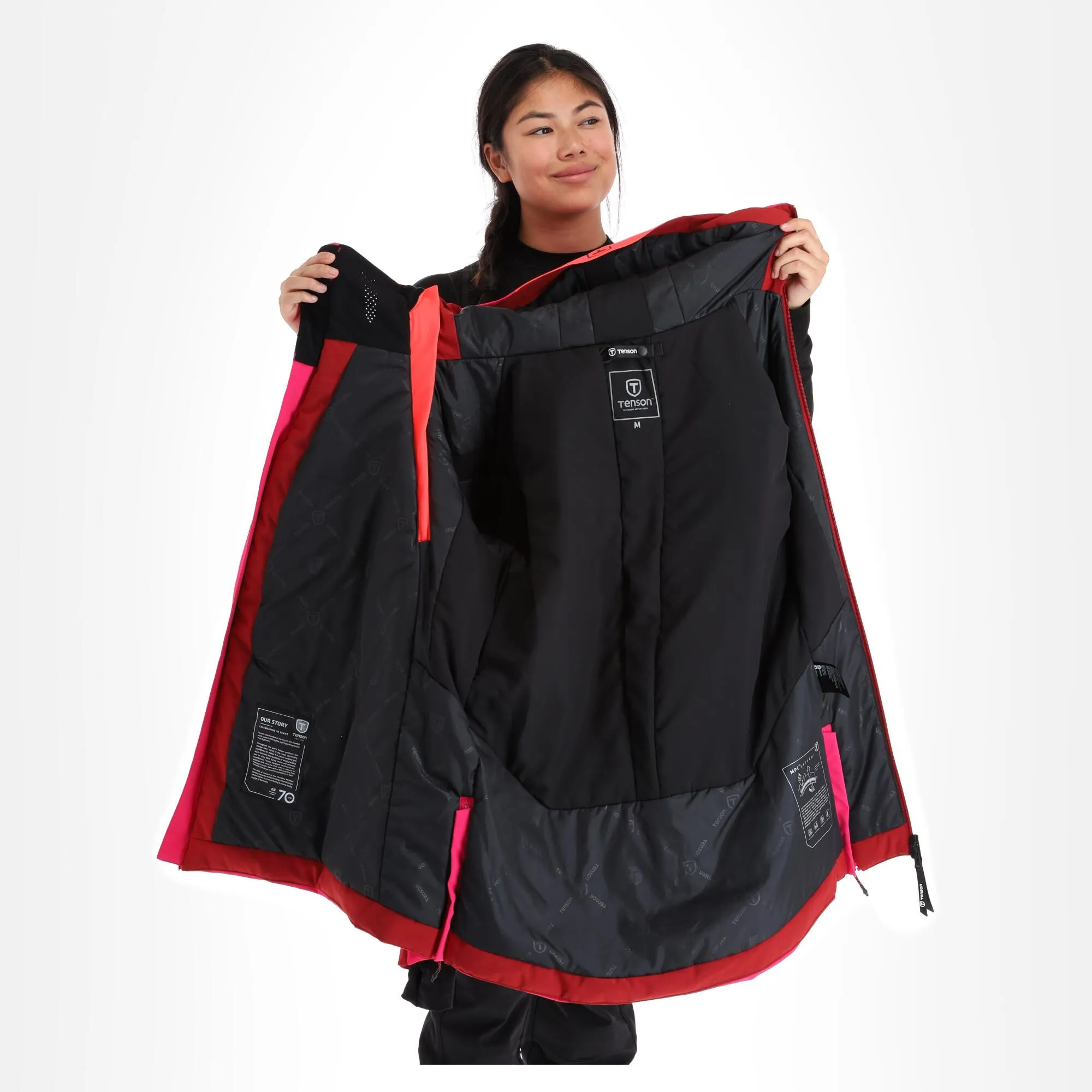 Tenson, Aerismo Jackorak Ski-jas Dames Cerise Rood 5 Tenson, Aerismo Jackorak Ski-jas Dames Cerise Rood - Afbeelding 5