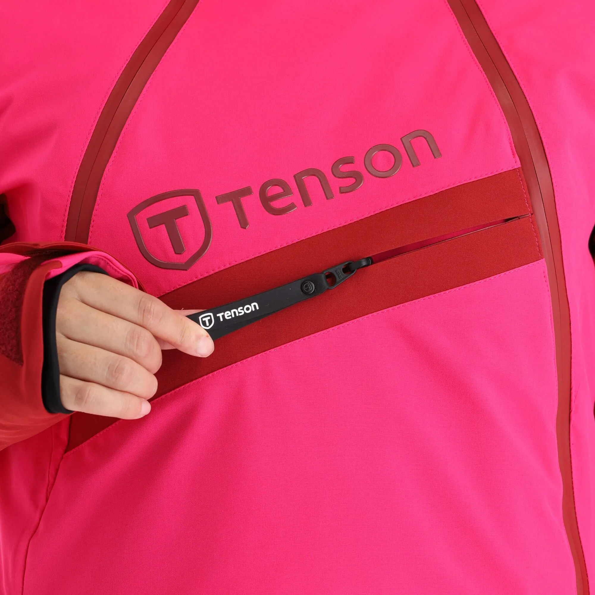 Tenson, Aerismo Jackorak Ski-jas Dames Cerise Rood 10 Tenson, Aerismo Jackorak Ski-jas Dames Cerise Rood - Afbeelding 10
