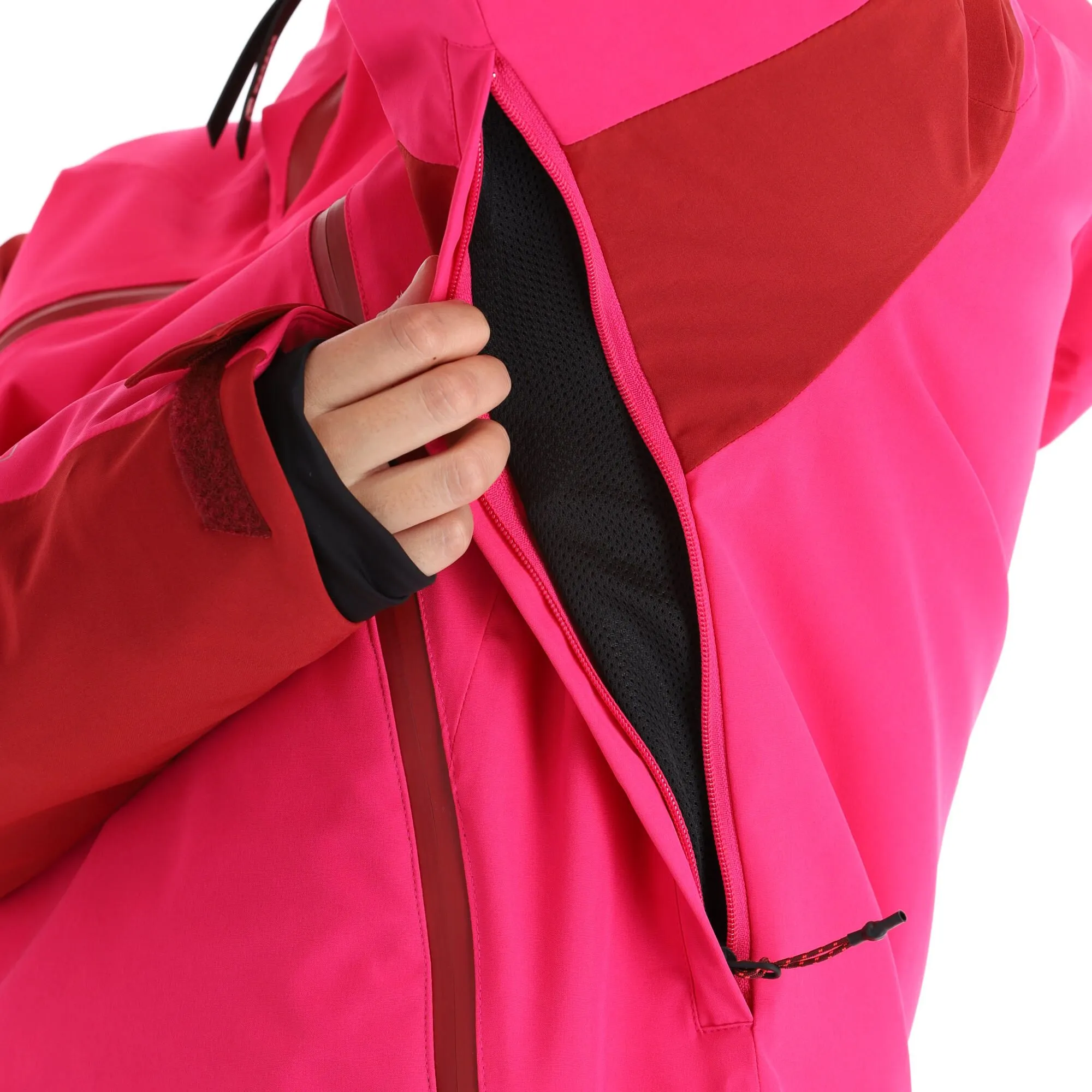 Tenson, Aerismo Jackorak Ski-jas Dames Cerise Rood 11 Tenson, Aerismo Jackorak Ski-jas Dames Cerise Rood - Afbeelding 11