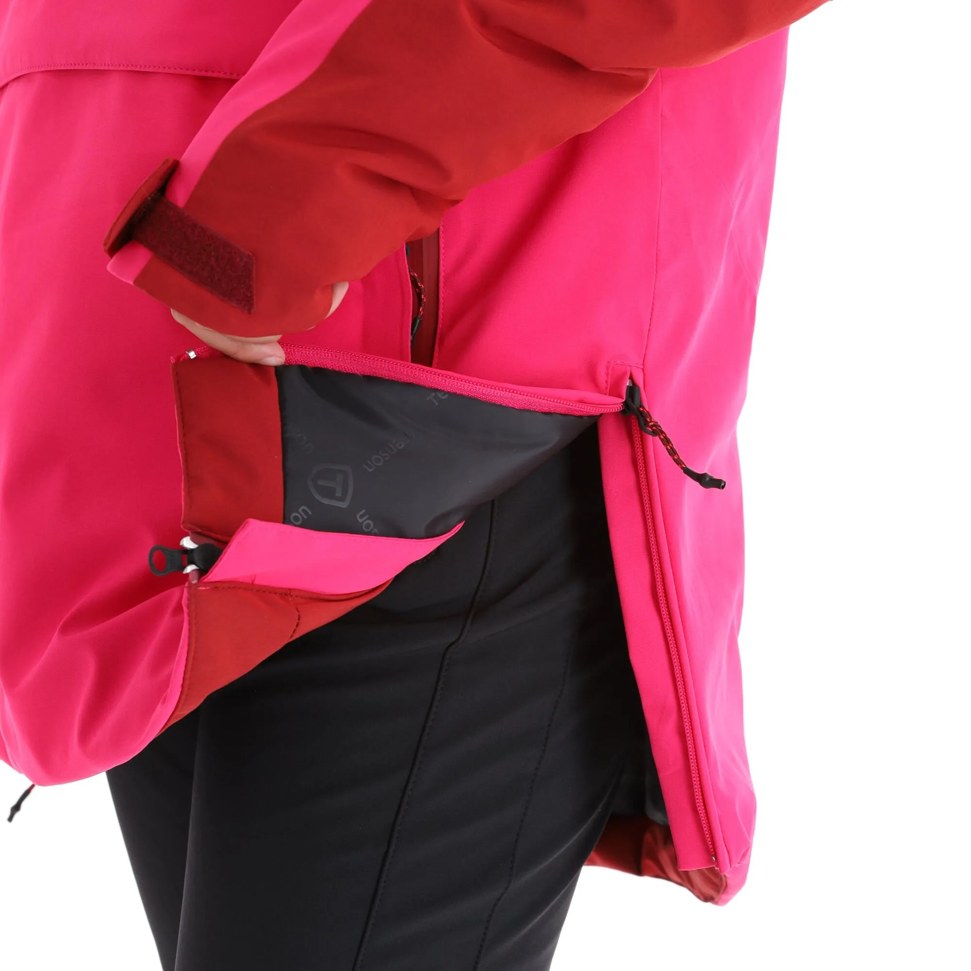 Tenson, Aerismo Jackorak Ski-jas Dames Cerise Rood 14 Tenson, Aerismo Jackorak Ski-jas Dames Cerise Rood - Afbeelding 14
