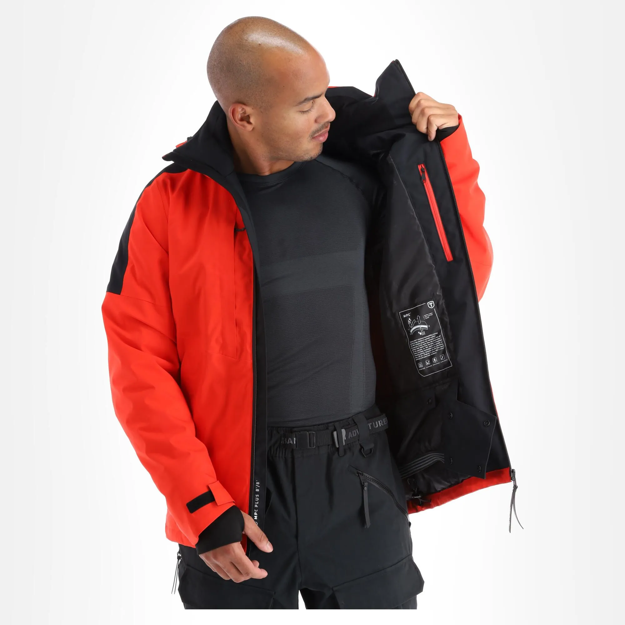 Tenson, Core Ski Jacket Ski-jas Heren Oranje 4 Tenson, Core Ski Jacket Ski-jas Heren Oranje - Afbeelding 4